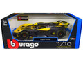 Bugatti Bolide Yellow and Carbon Gray 1/18 Diecast Model Car by Bburago-0