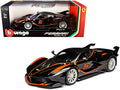 Ferrari FXX-K #5 Fu Songyang Black with Gray Top and Orange Stripes 1/18 Diecast Model Car by Bburago-0