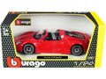 Porsche 918 Spyder Convertible Red 1/24 Diecast Model Car by Bburago-0