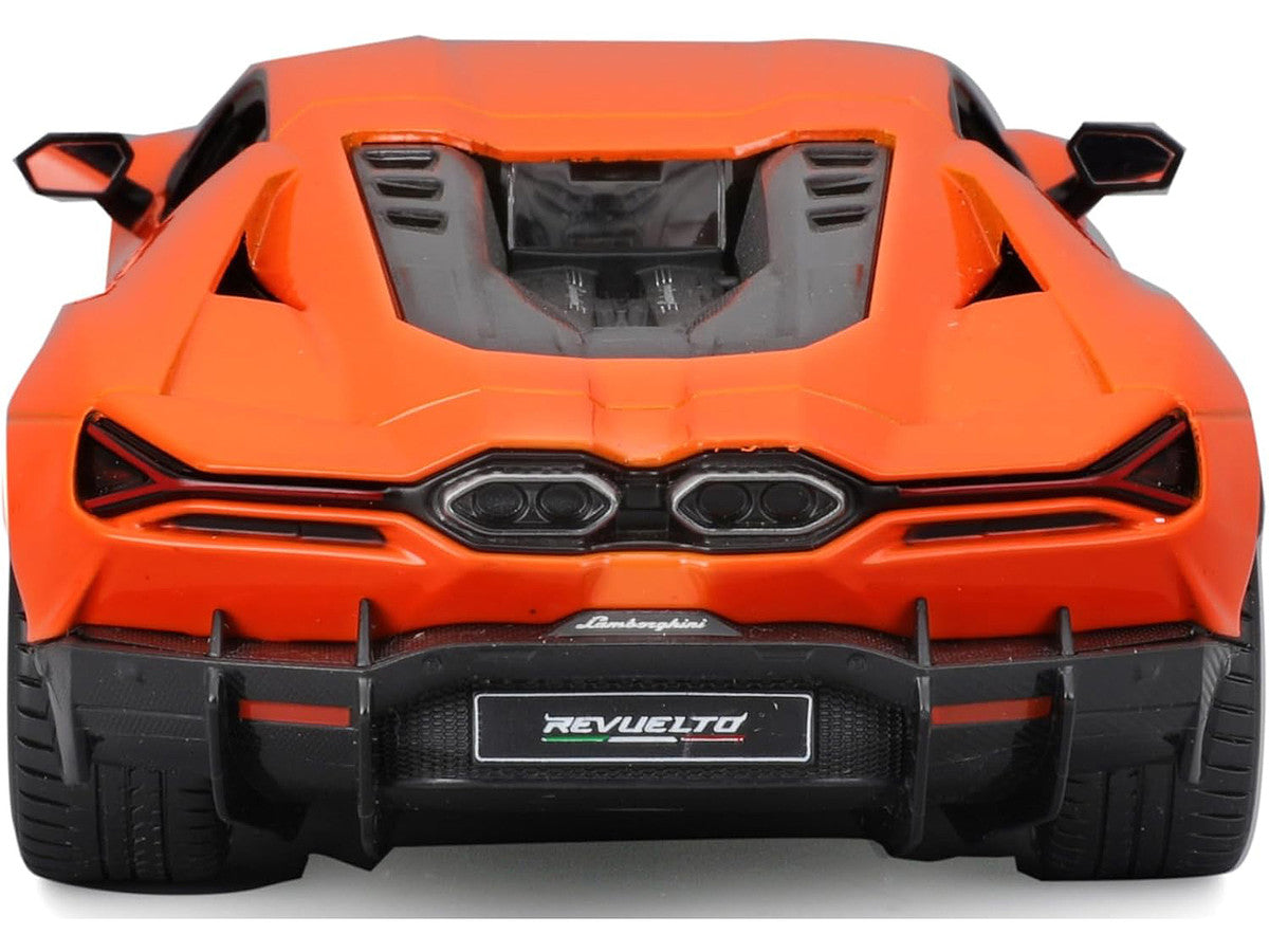 Lamborghini Revuelto Orange "Italian Design" Series 1/24 Diecast Model Car by Bburago-1