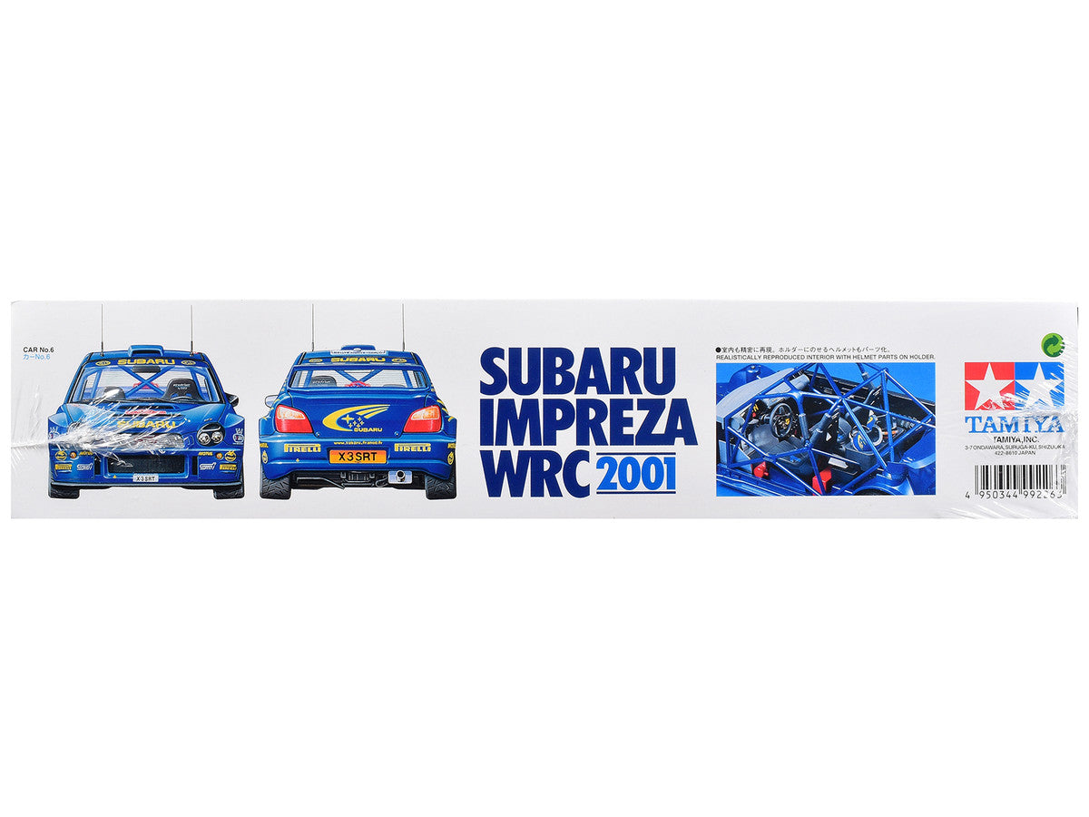 Model Kit Subaru Impreza "WRC" (2001) 1/24 Scale Model by Tamiya-2