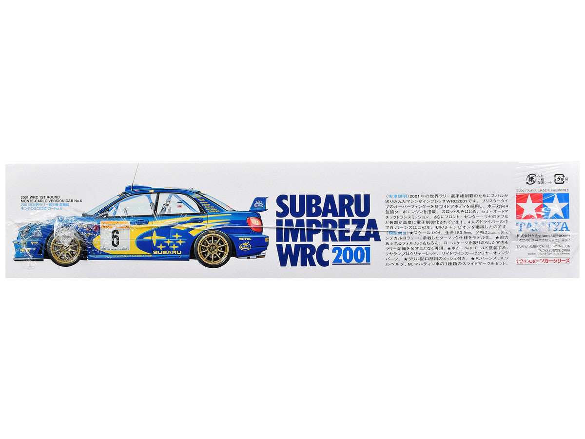 Model Kit Subaru Impreza "WRC" (2001) 1/24 Scale Model by Tamiya-3