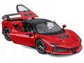 Ferrari SF90 XX Stradale Red with Black Top "Race and Play" Series 1/24 Diecast Model Car by Bburago-0