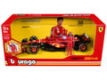 Ferrari SF-24 #16 Charles Leclerc Formula One F1 World Championship (2024) with Driver Figure "Formula Racing" 1/24 Diecast Model Car by Bburago-0