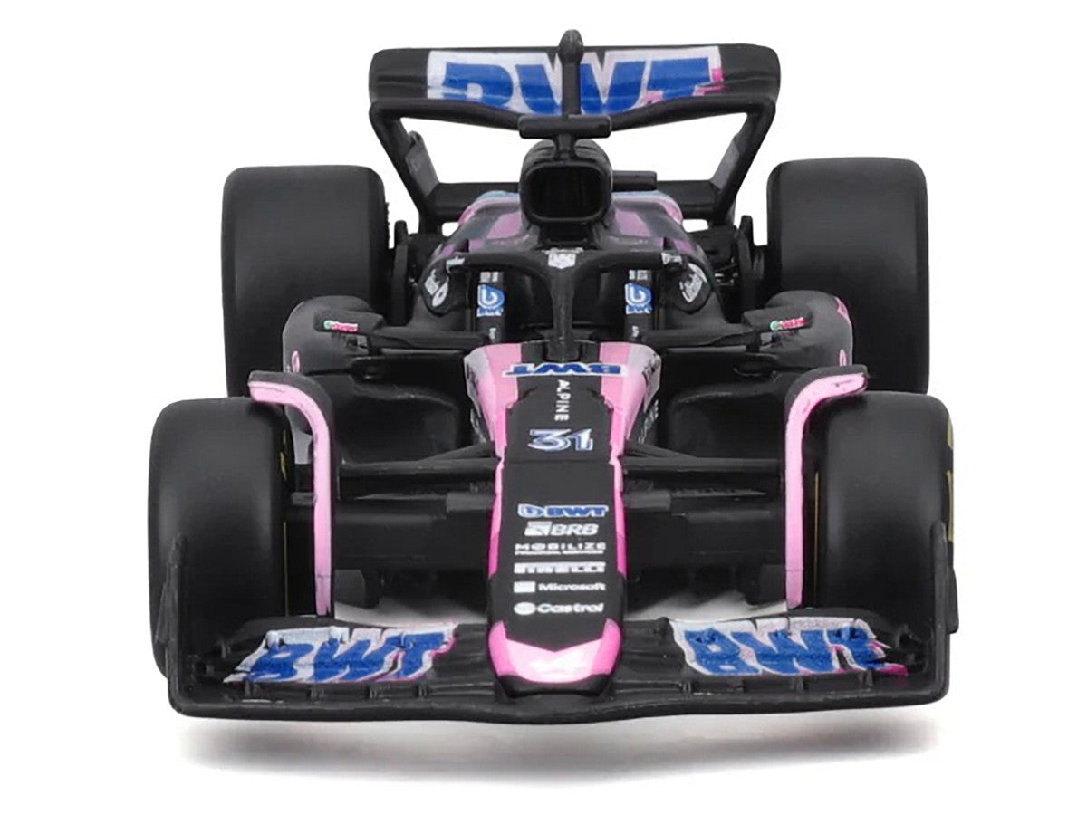 Alpine A524 #31 Esteban Ocon "BWT" "Formula One F1 World Championship" (2024) "Race" Series 1/43 Diecast Model Car by Bburago-2