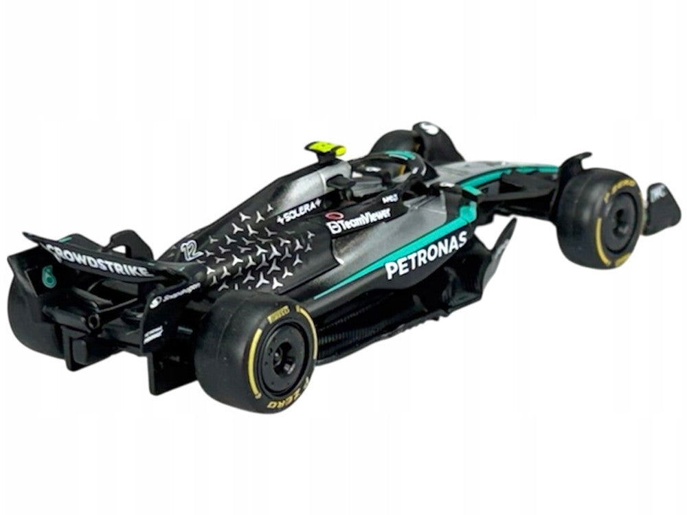 Mercedes-AMG F1 W16 E Performance #12 Kimi Antonelli "Petronas" Formula One F1 World Championship (2025) "Race" Series 1/43 Diecast Model Car by Bburago