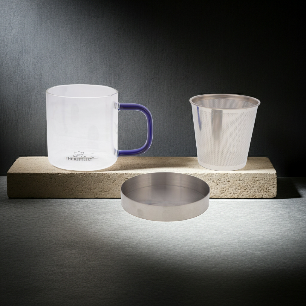 Milano Glass Tea Cup with Infuser