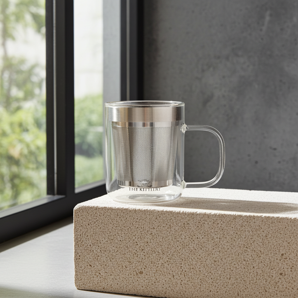 Milano Glass Tea Cup with Infuser