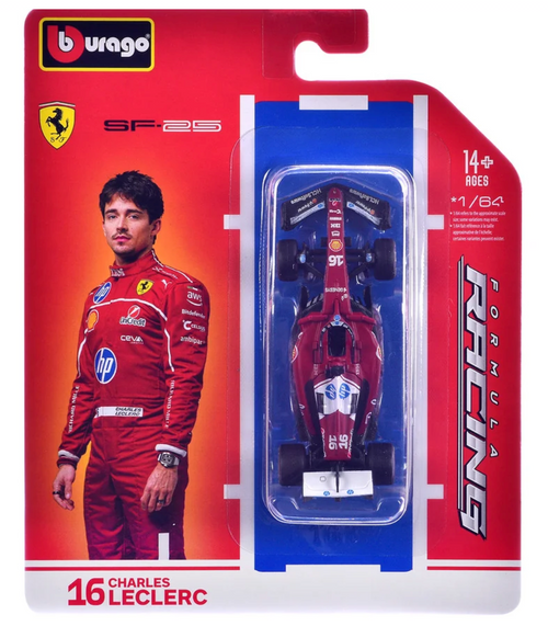 1/64 Mystery Box: Ferrari Leclerc + Maisto Ferrari  + Mystery Italian Car
