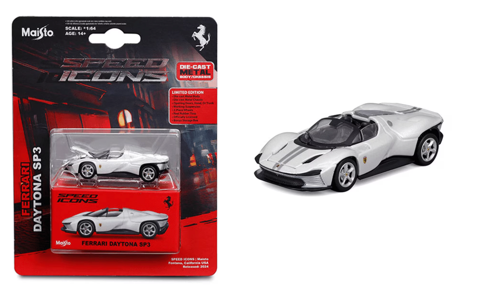 1/64 Mystery Box: Ferrari Leclerc + Maisto Ferrari  + Mystery Italian Car