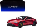 2019 Aston Martin Vantage RHD (Right Hand Drive) Hyper Red Metallic with Carbon Top 1/18 Model Car by Autoart-0