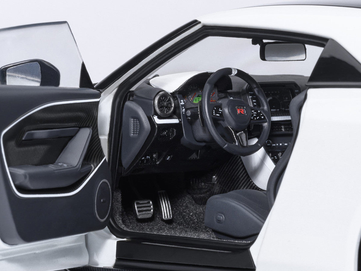 Nissan GT-R50 By ItalDesign Black and White Metallic 1/18 Model Car by Autoart-2