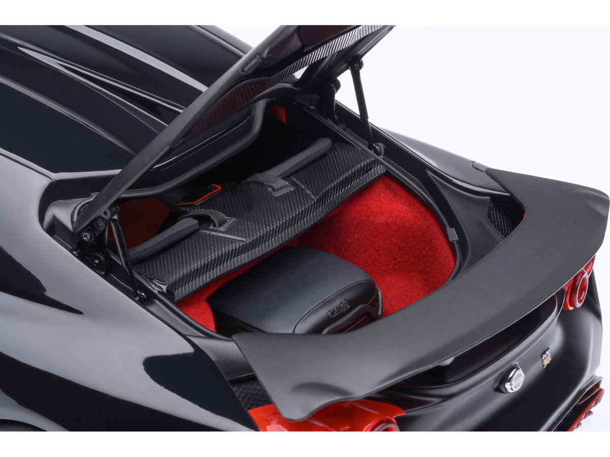 Nissan GT-R50 By ItalDesign Black and Matt Black 1/18 Model Car by Autoart-1