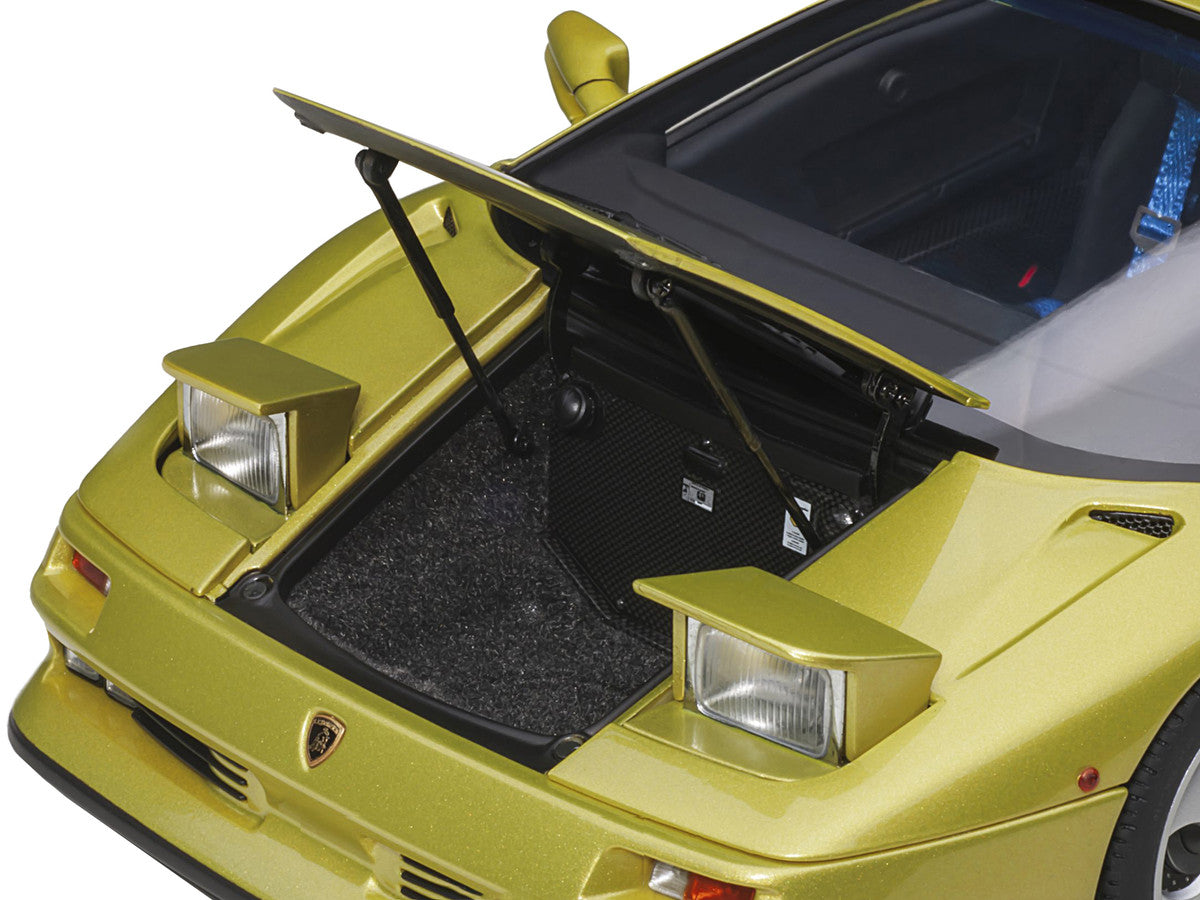 Lamborghini Diablo SE30 Giallo Spyder Yellow Metallic 1/18 Model Car by Autoart-2