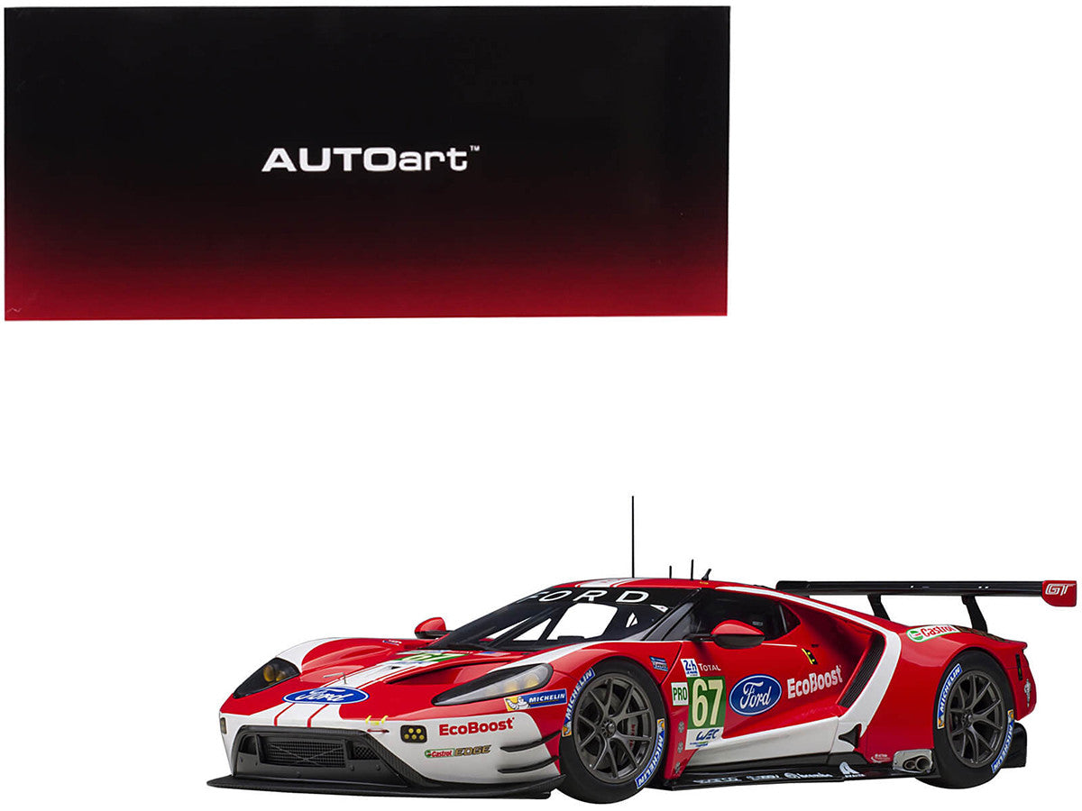 Ford GT #67 Harry Tincknell - Andy Priaulx - Jonathan Bomarito 24H of Le Mans (2019) 1/18 Model Car by Autoart-0