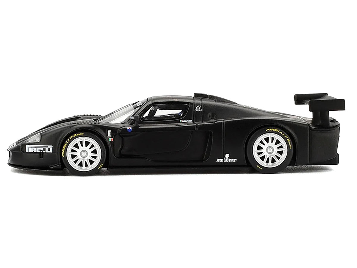 Maserati MC12 Competizione "Test Fiorano 2004" Matt Black 1/64 Diecast Model Car by BBR-1