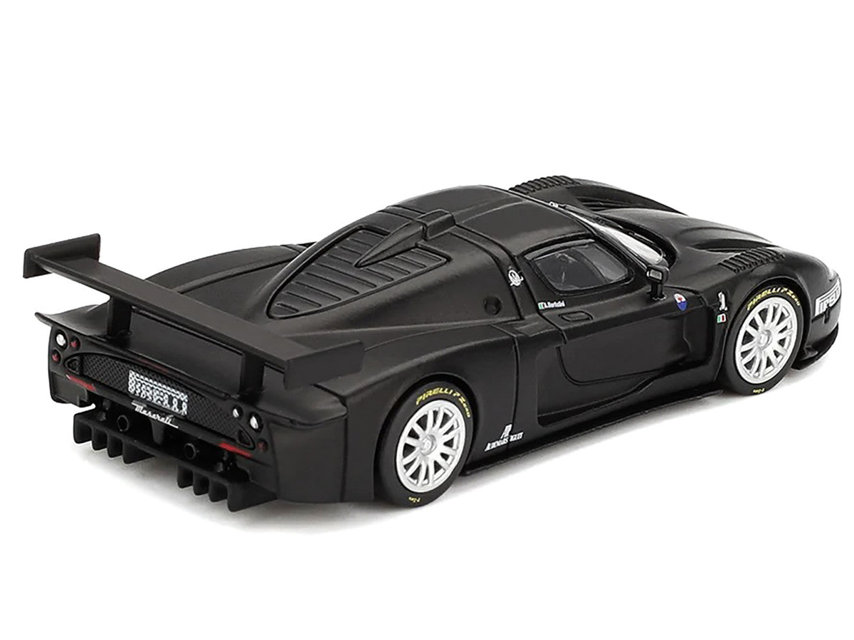 Maserati MC12 Competizione "Test Fiorano 2004" Matt Black 1/64 Diecast Model Car by BBR-0