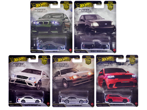 "Power Trip" 5 piece Set "Car Culture" 2026 Series R Diecast Model Cars by Hot Wheels-1
