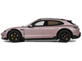 2022 Porsche Taycan Turbo S Cross Turismo Pink Metallic 1/18 Model Car by GT Spirit-0