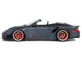 Porsche 911 LB-Works Alpha 9 Gray with Black Hood 1/18 Model Car by GT Spirit-0