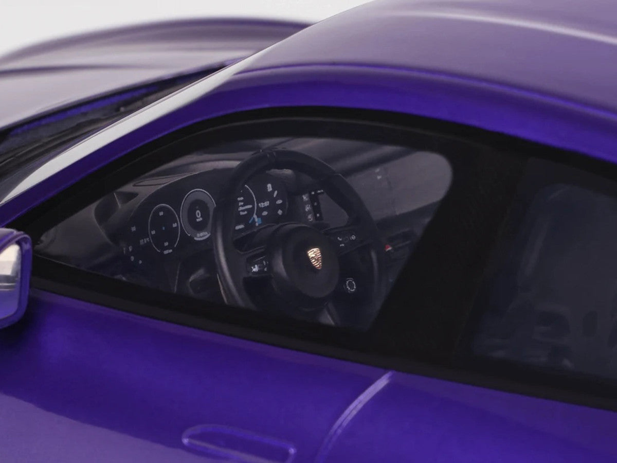 2023 Porsche Taycan Turbo GT Purple Sky Metallic 1/18 Model Car by GT Spirit-2
