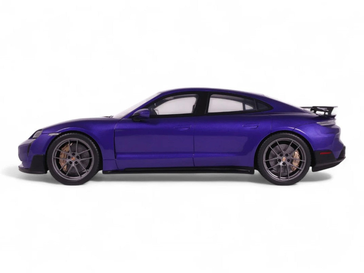 2023 Porsche Taycan Turbo GT Purple Sky Metallic 1/18 Model Car by GT Spirit-3
