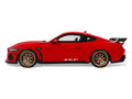 2025 Shelby Mustang Supersnake Race Red with White Stripes 1/18 Model Car by GT Spirit-0