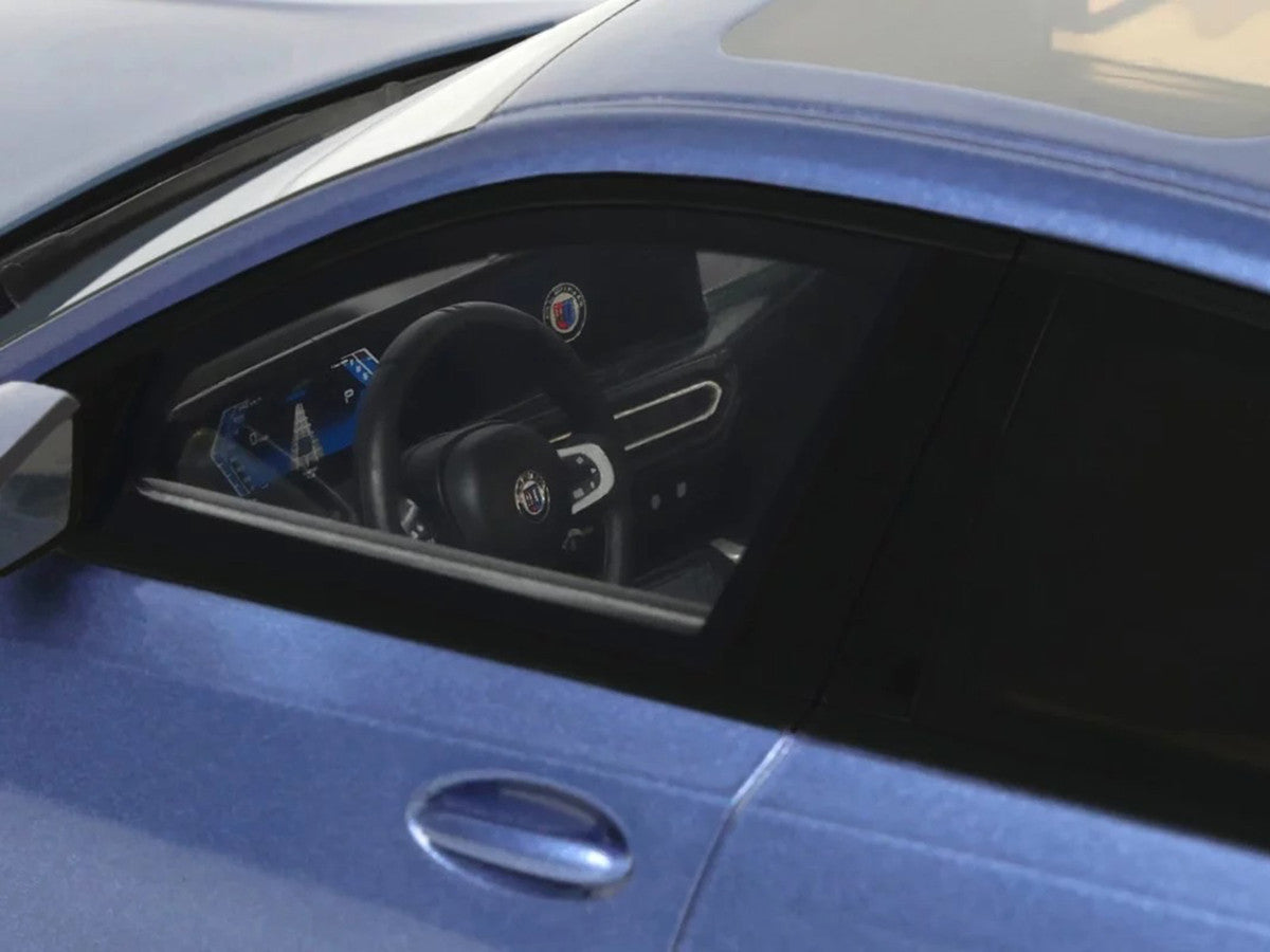 2024 BMW Alpina B3 GT Saloon Blue Metallic 1/18 Model Car by GT Spirit-2