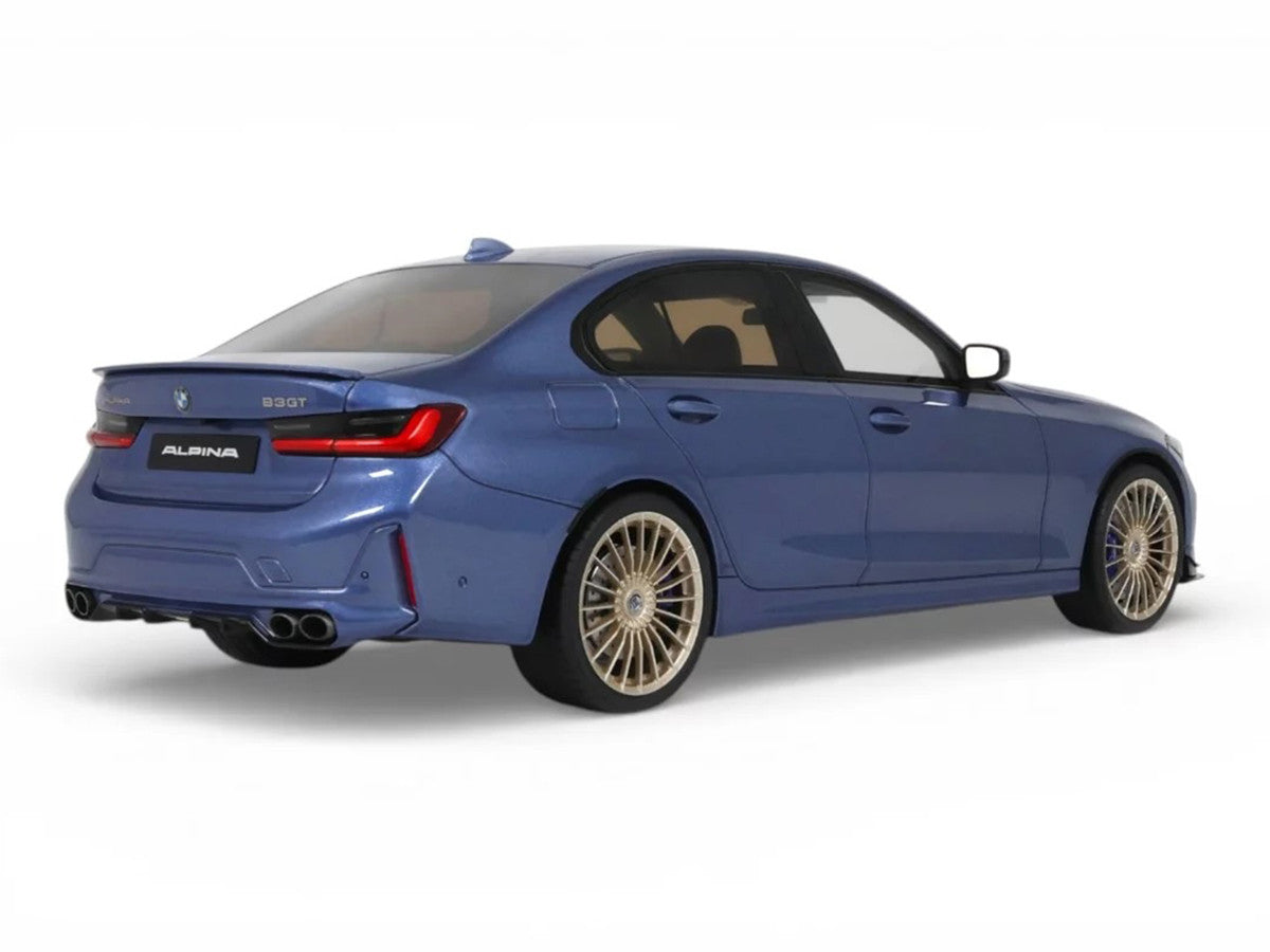 2024 BMW Alpina B3 GT Saloon Blue Metallic 1/18 Model Car by GT Spirit-1