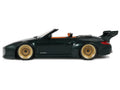 2024 Porsche 911 (997) Old & New Tokyo Auto Salon Cabriolet Dark Green Metallic with Orange Interior 1/18 Model Car by GT Spirit-0