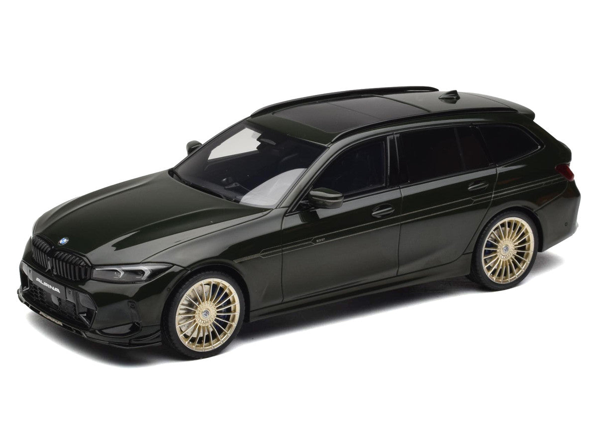 2025 BMW Alpina B3 GT Touring Green Metallic 1/18 Model Car by GT Spirit-1
