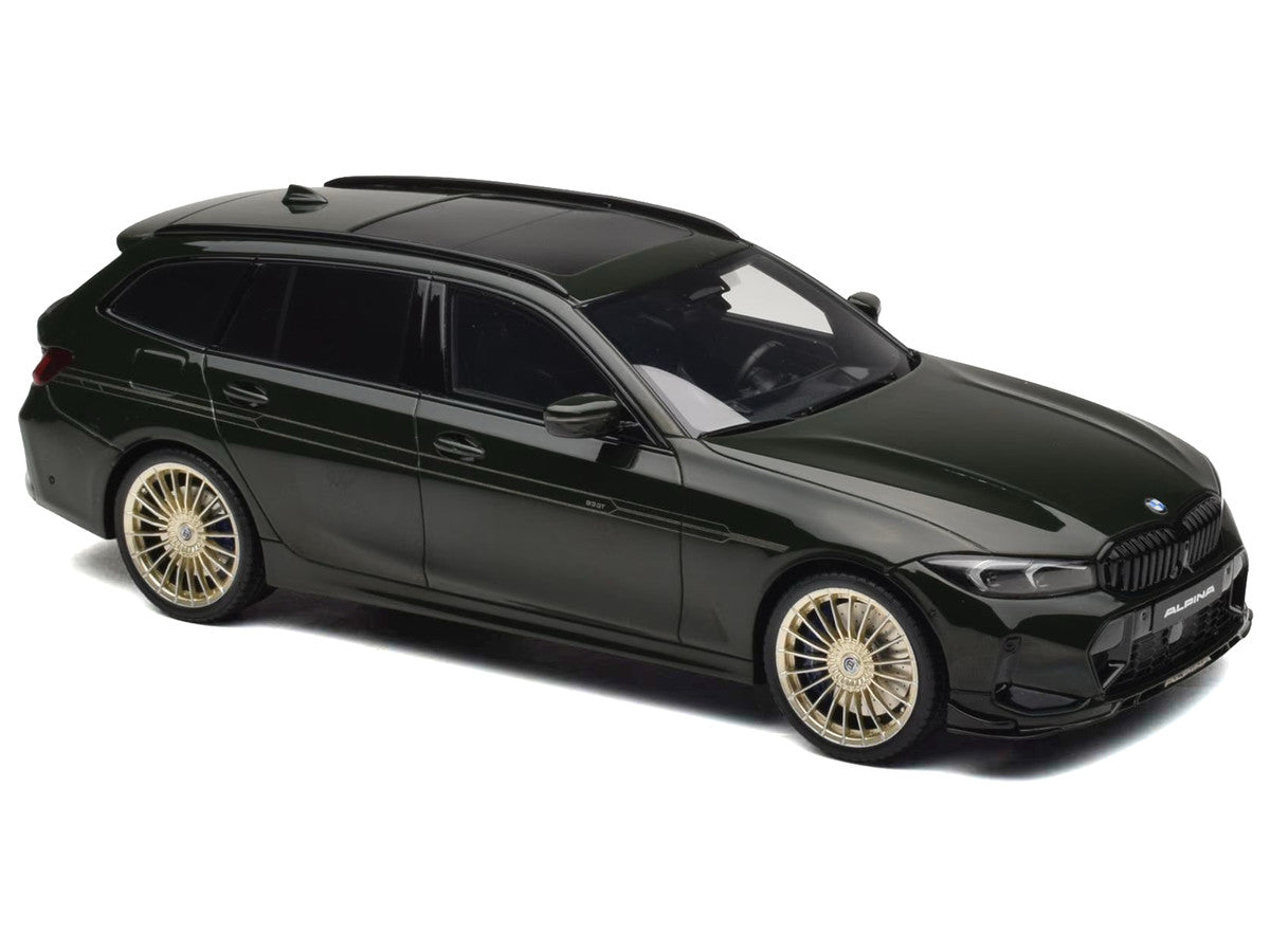2025 BMW Alpina B3 GT Touring Green Metallic 1/18 Model Car by GT Spirit-4