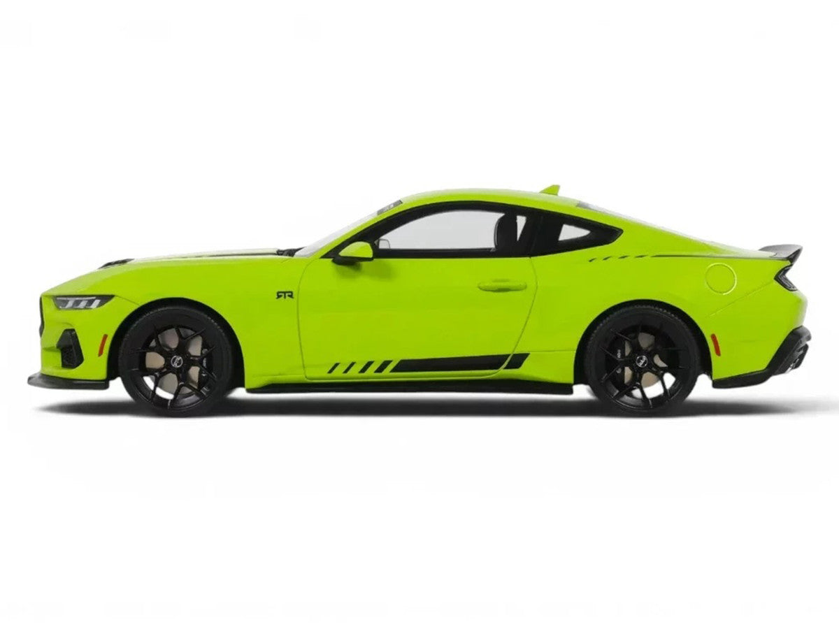 2025 Ford Mustang RTR Spec-3 Lime Green 1/18 Model Car by GT Spirit-3