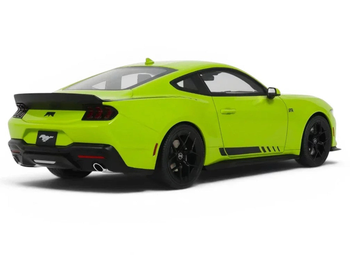 2025 Ford Mustang RTR Spec-3 Lime Green 1/18 Model Car by GT Spirit-4