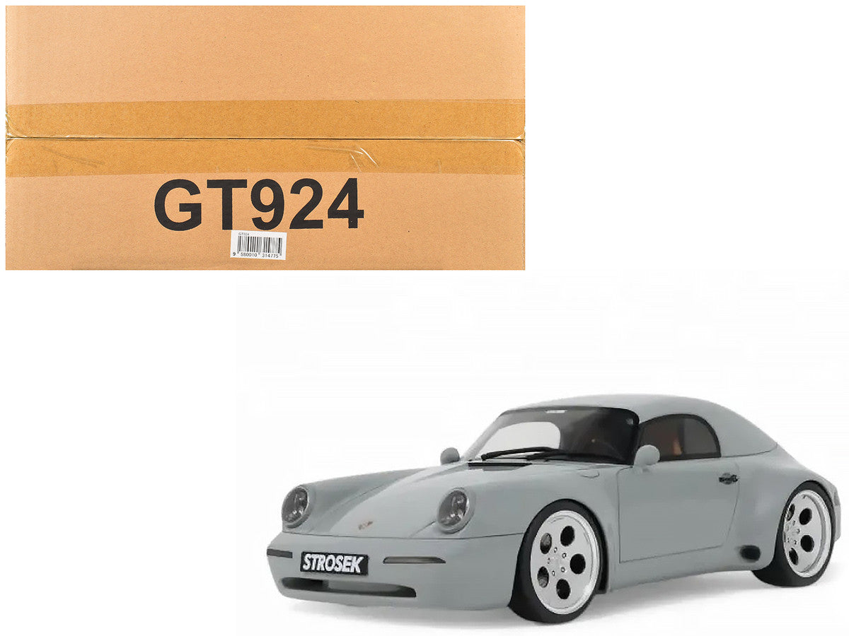 2023 Strosek Mega 30 Speedster (Porsche 911) Classic Gray 1/18 Model Car by GT Spirit-4