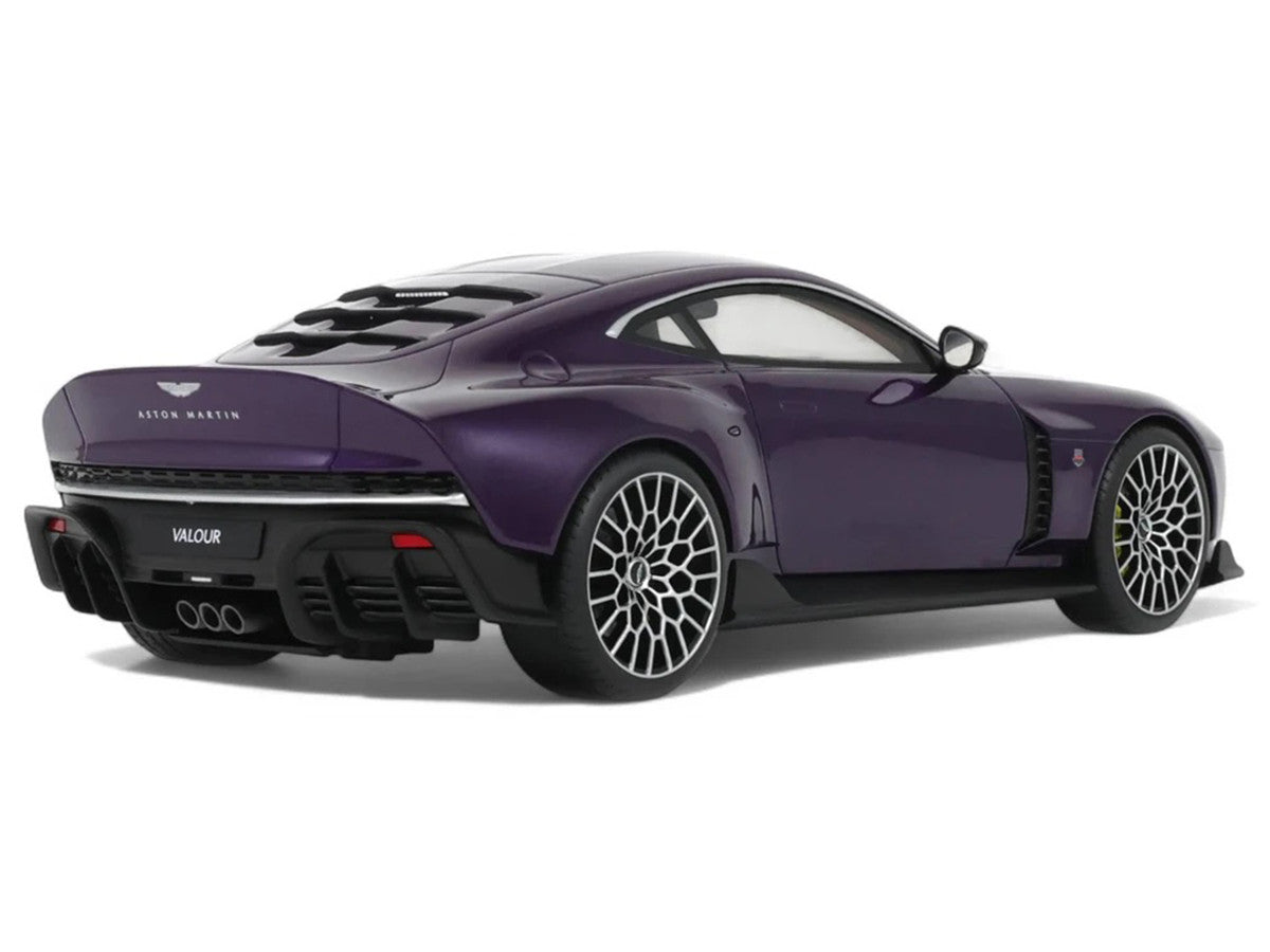 2023 Aston Martin Valour Purple Metallic 1/18 Model Car by GT Spirit-0