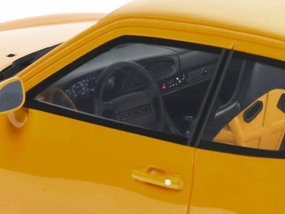 1993 Porsche 968 Turbo S Yellow 1/18 Model Car by GT Spirit-1