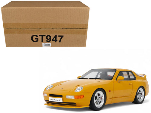 1993 Porsche 968 Turbo S Yellow 1/18 Model Car by GT Spirit-0