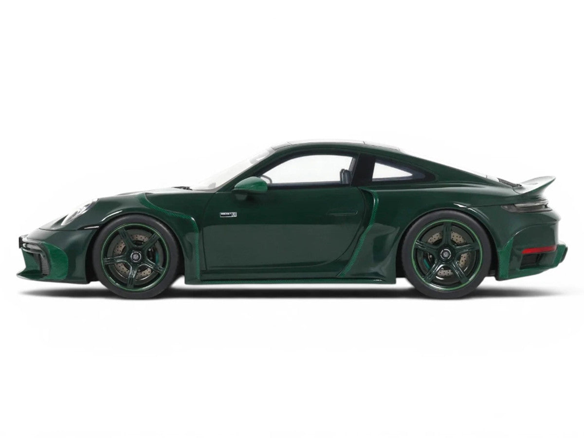 2024 Brabus 900 Rocket-R Green Metallic with Green Carbon Hood 1/18 Model Car by GT Spirit-3