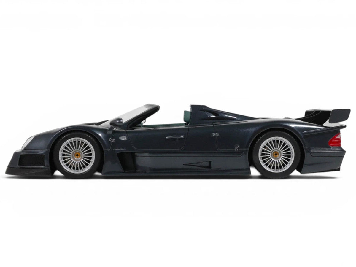 1999 Mercedes-Benz AMG CLK-GTR Roadster Gray Metallic 1/18 Model Car by GT Spirit-3