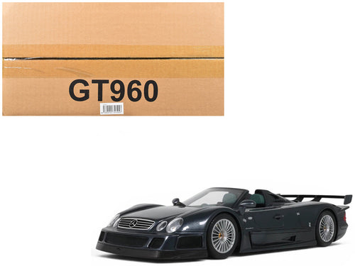 1999 Mercedes-Benz AMG CLK-GTR Roadster Gray Metallic 1/18 Model Car by GT Spirit-0