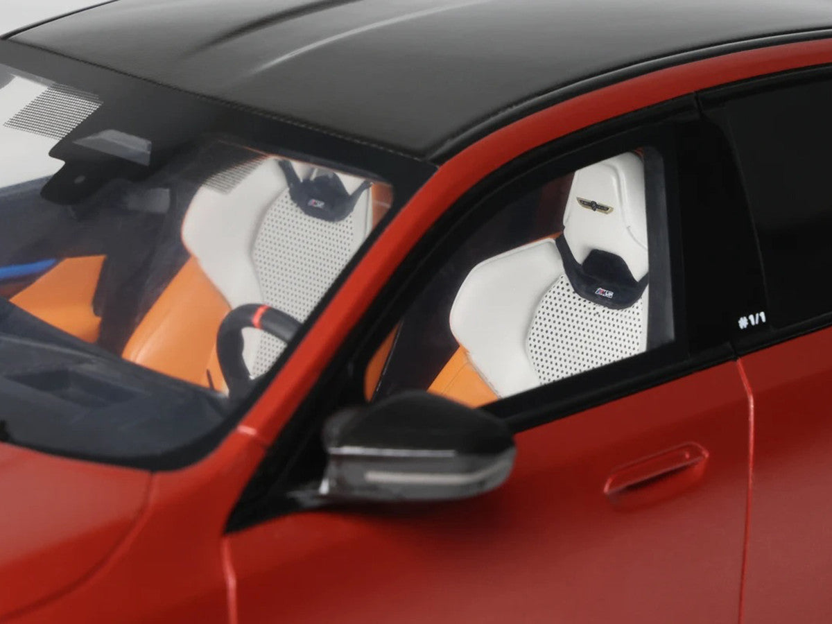 2025 BMW M5 (G90) Pebble Beach Edition Fire Orange Metallic with Black Top 1/18 Model Car by GT Spirit-2