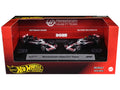 "MoneyGram Haas F1 Team" Formula One F1 World Championship (2025) 2 Piece Set Diecast Model Cars by Hot Wheels-2
