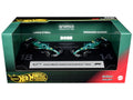 "Aston Martin Aramco Formula One Team" Formula One F1 World Championship (2025) 2 Piece Set Diecast Model Cars by Hot Wheels-1