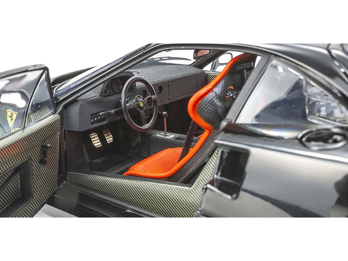 Ferrari F40 Black 1/18 Diecast Model Car by Kyosho-3