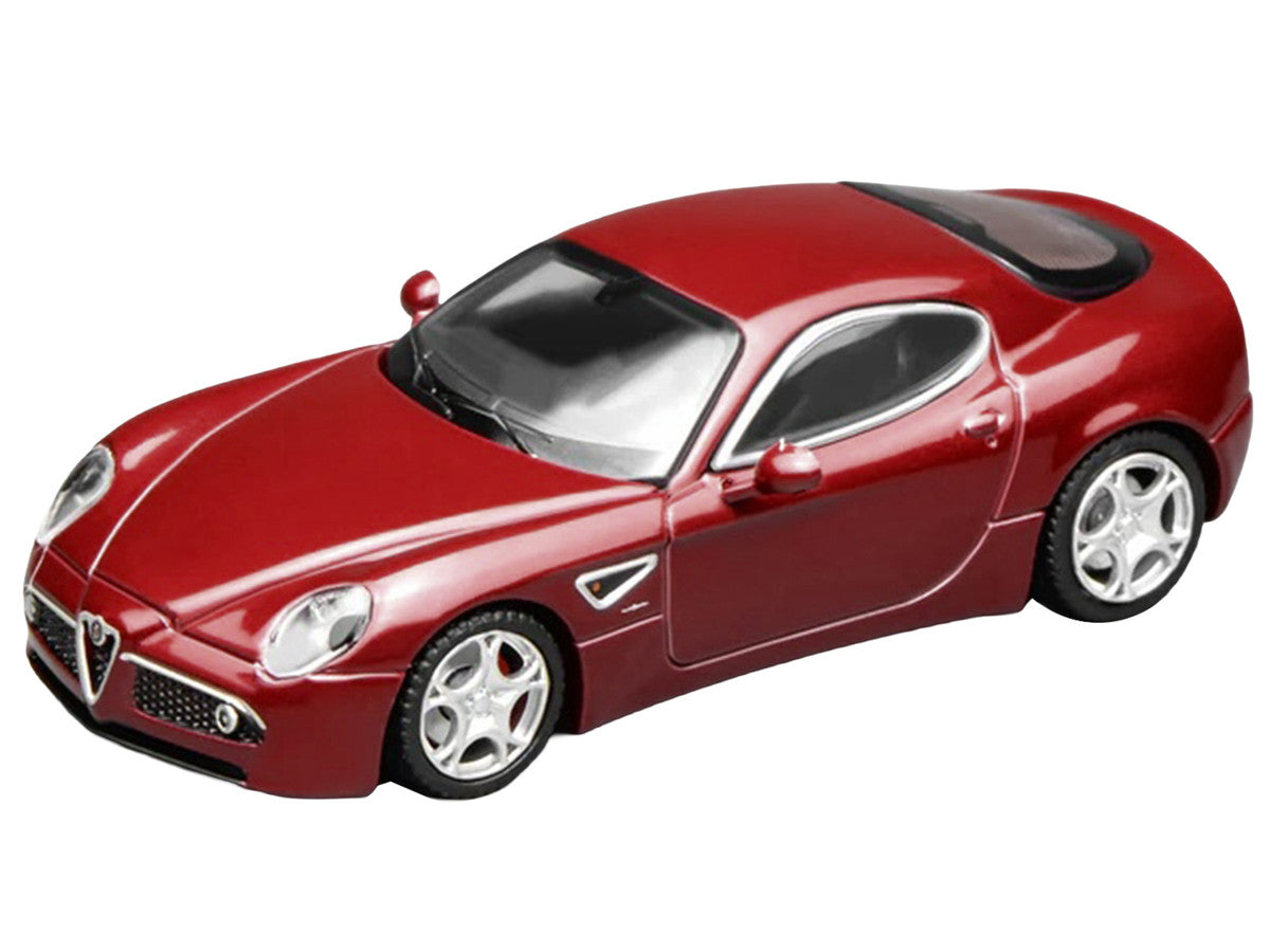 2008 Alfa Romeo 8C Competizione Competition Red Metallic 1/64 Diecast Model Car by MotorHelix