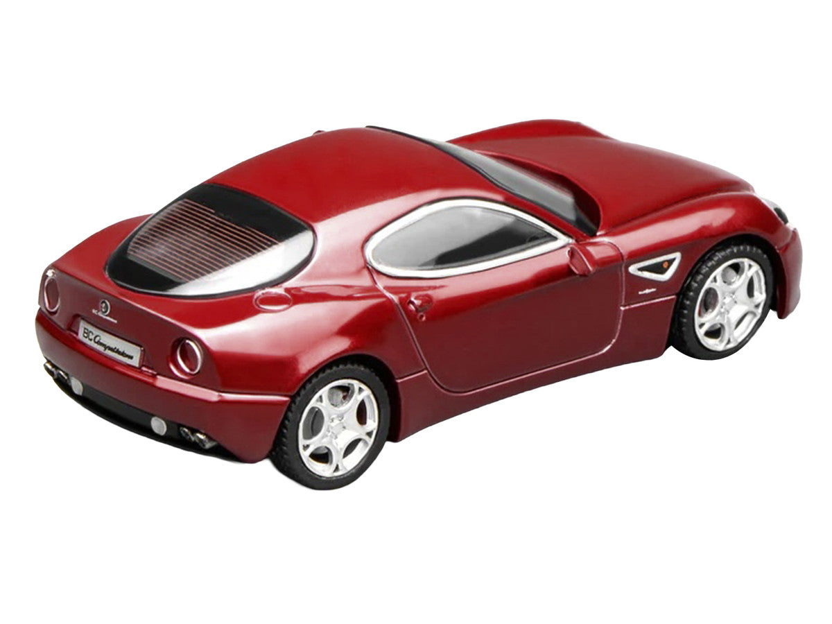 2008 Alfa Romeo 8C Competizione Competition Red Metallic 1/64 Diecast Model Car by MotorHelix
