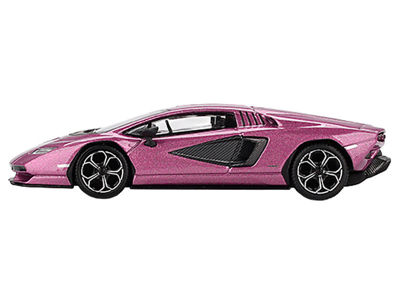 Lamborghini Countach LPI 800-4 Viola 30th Metallic Limited Edition 1/64 Diecast Model Car by Mini GT-0
