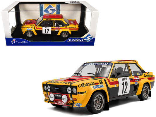 Fiat 131 Abarth #12 Michele Mouton - Annie Arrii "Rallye de Monte-Carlo" (1980) "Competition" Series 1/18 Diecast Model Car by Solido