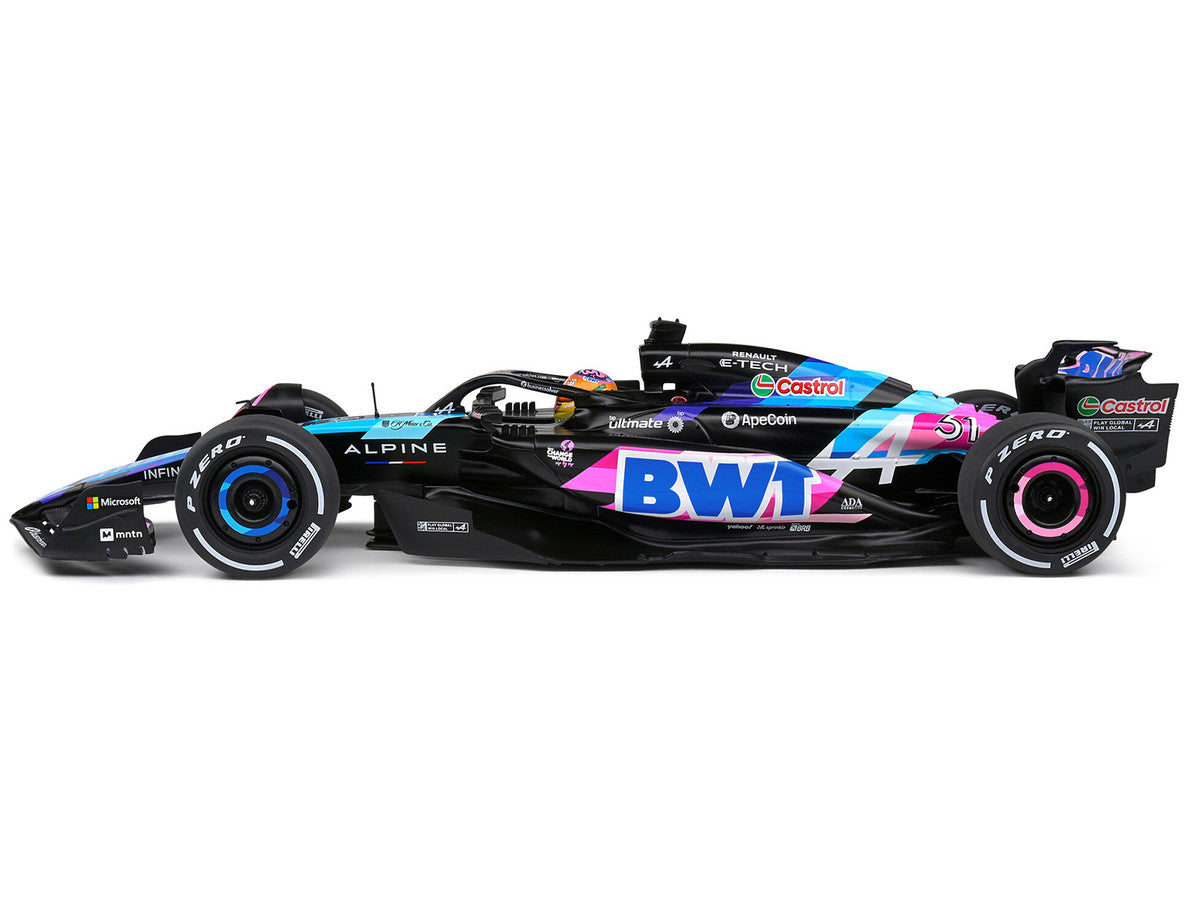 Alpine A524 #31 Esteban Ocon "BWT" Formula One F1 Miami GP (2024) "Competition" Series 1/18 Diecast Model Car by Solido-1